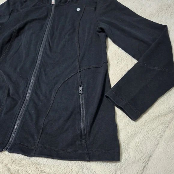 T by Talbots Light Jacket Mockneck Black Stretch Size Performance Petite M PM - Picture 8 of 8